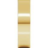 10K Yellow Gold 5.5 mm Comfort-Fit Flat Band Size 6