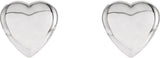 Sterling Silver Heart Earrings