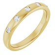 14K Yellow Gold .02 CTW Natural Diamond Anniversary Band Size 4