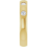 14K Yellow Gold .08 CTW Natural Diamond Anniversary Band Size 6