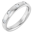 Platinum .07 CTW Natural Diamond Anniversary Band Size 6