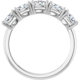 14K White Gold 9/10 CTW Lab-Grown Diamond Anniversary Band