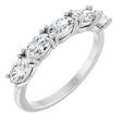 14K White Gold 9/10 CTW Lab-Grown Diamond Anniversary Band
