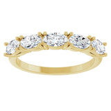 14K Yellow Gold 9/10 CTW Lab-Grown Diamond Anniversary Band