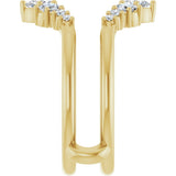 14K Yellow Gold 5/8 CTW Lab-Grown Diamond Ring Guard