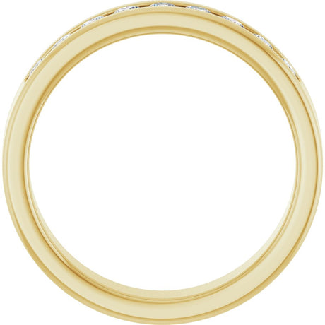 14K Yellow Gold 1/2 CTW Lab-Grown Diamond Band