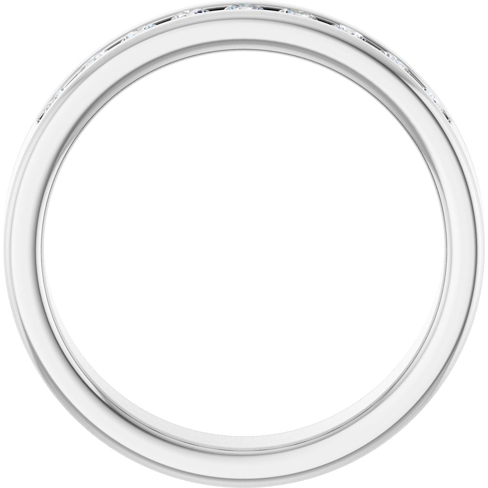 14K White Gold 1/2 CTW Lab-Grown Diamond Band