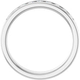 14K White Gold 1/2 CTW Lab-Grown Diamond Band