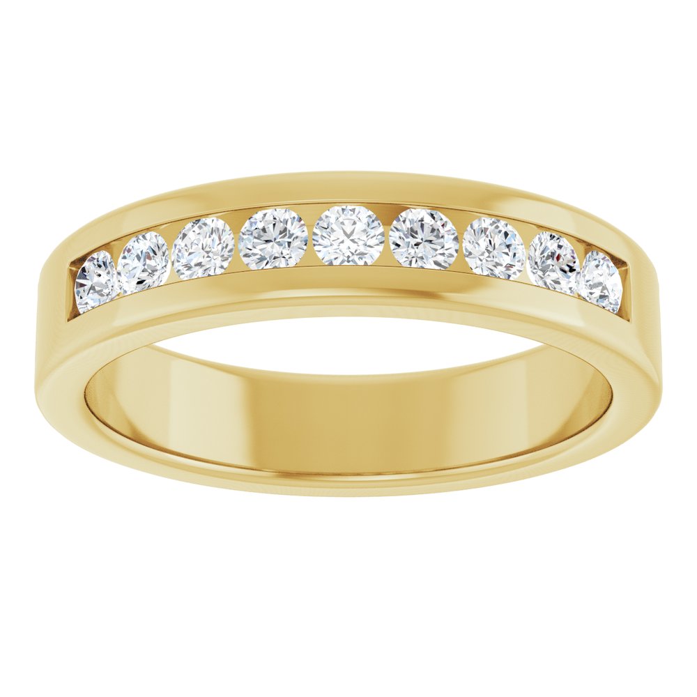 14K Yellow Gold 1/2 CTW Lab-Grown Diamond Band