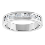14K White Gold 1/2 CTW Lab-Grown Diamond Band