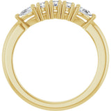 14K Yellow Gold 3/8 CTW Lab-Grown Diamond Anniversary Band