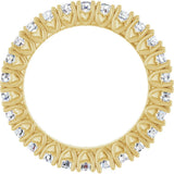 14K Yellow Gold 1 1/3 CTW Lab-Grown Diamond Eternity Band Size 7