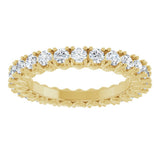 14K Yellow Gold 1 1/3 CTW Lab-Grown Diamond Eternity Band Size 7