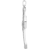 Sterling Silver 1/5 CTW Natural Diamond Cross Pendant 