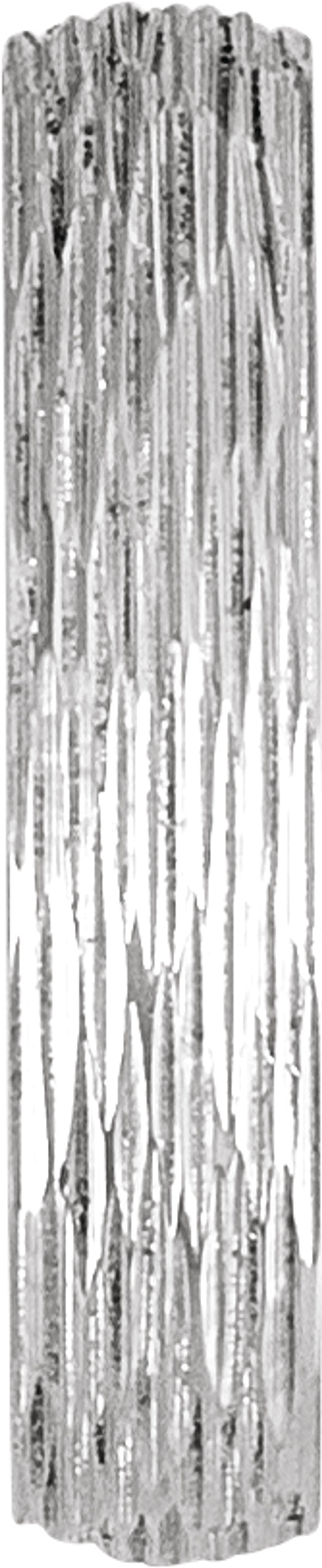 14K White Gold 4 mm Tree Bark-Inspired Comfort-Fit Flat Band Size 9