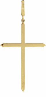 14K Yellow Gold Cross Charm/Pendant