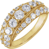 14K Yellow Gold 2 1/4 CTW Lab-Grown Diamond Ring
