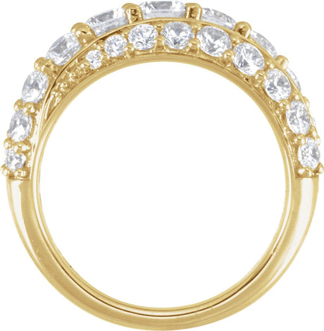 14K Yellow Gold 2 1/4 CTW Lab-Grown Diamond Ring