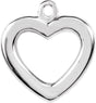 Sterling Silver Heart Dangle
