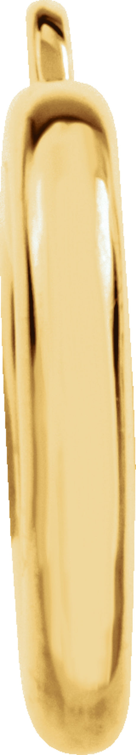 14K Yellow Heart Dangle