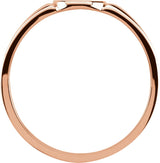 10K Rose Oval Signet Ring