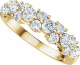 14K Yellow 1 CTW Lab-Grown Diamond Anniversary Band