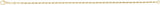 14K Yellow Gold 2 mm Figure 8 7" Chain