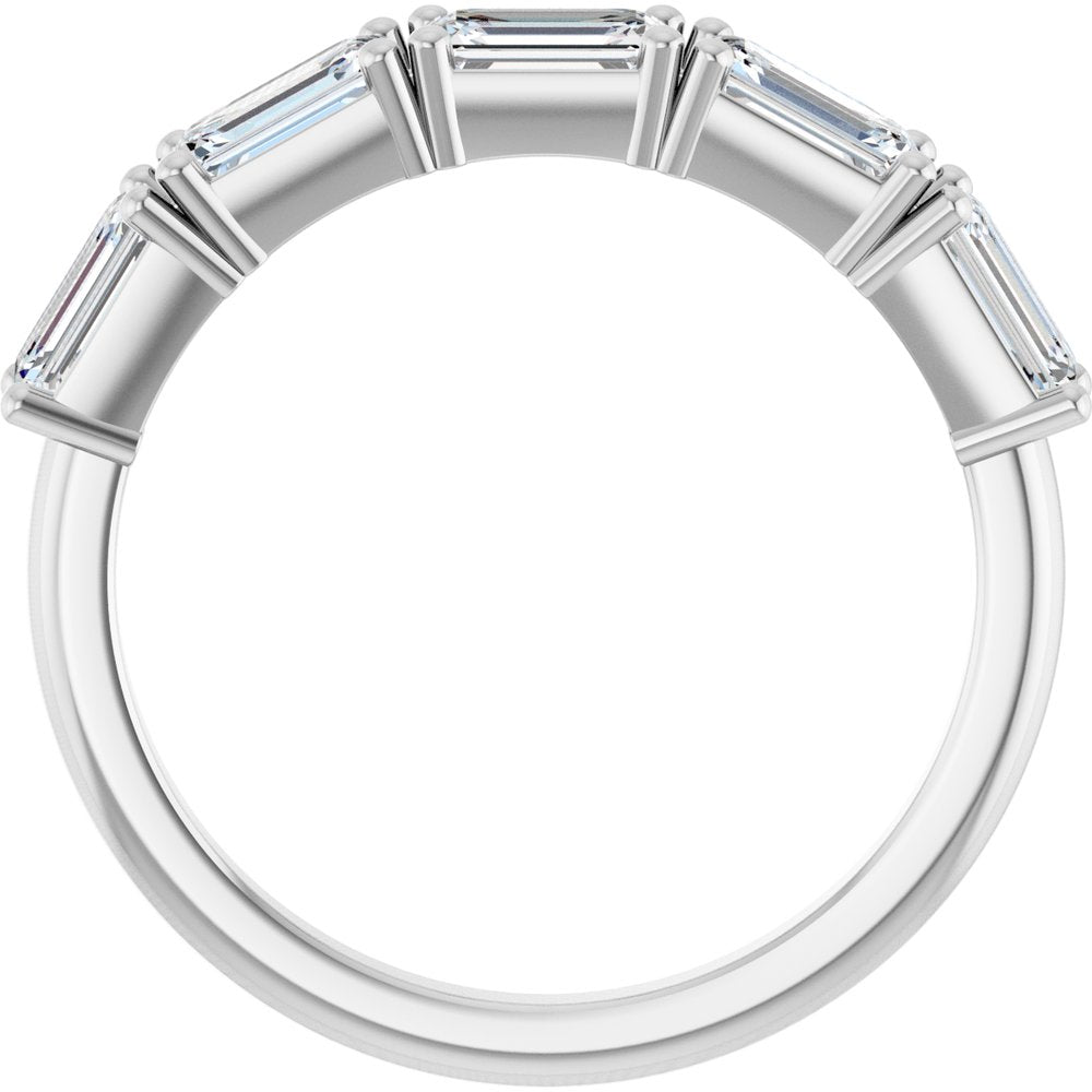 14K White Gold 1 3/4 CTW Lab-Grown Diamond Anniversary Band