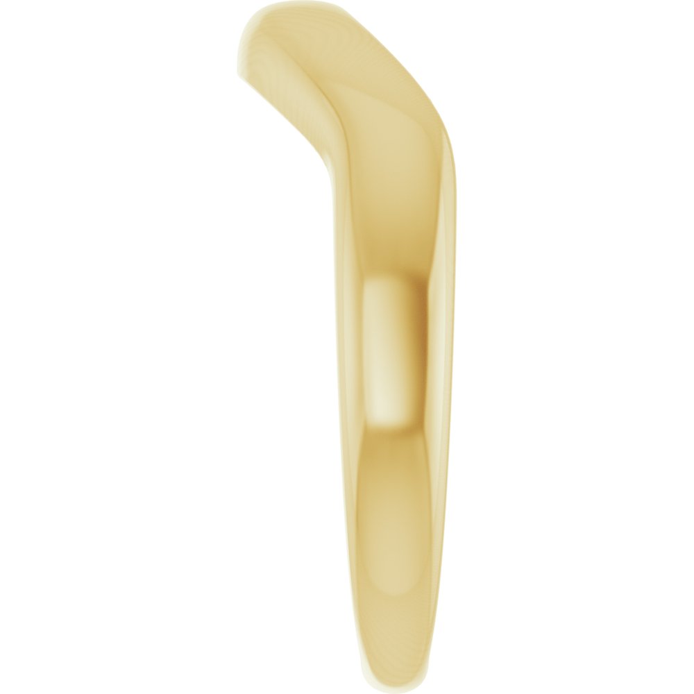 14K Yellow Gold Contour Band
