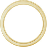 14K Yellow Gold 3 mm Wheat Patterned Band Size 7