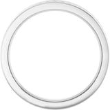 14K White Gold 3 mm Wheat Patterned Band Size 7