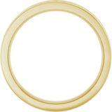 14K Yellow Gold 3 mm Wheat Patterned Band Size 6
