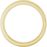 14K Yellow Gold 4 mm Wheat Patterned Band Size 7