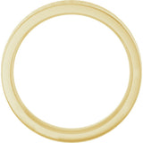 14K Yellow Gold 4 mm Wheat Patterned Band Size 7