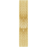 14K Yellow Gold 4 mm Wheat Patterned Band Size 7