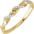 14K Yellow .08 CTW Lab-Grown Diamond Anniversary Band