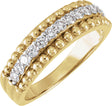 14K Yellow Gold 1/2 CTW Lab-Grown Diamond Anniversary Band