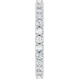 14K White Gold 3/4 CTW Lab-Grown Diamond Eternity Band