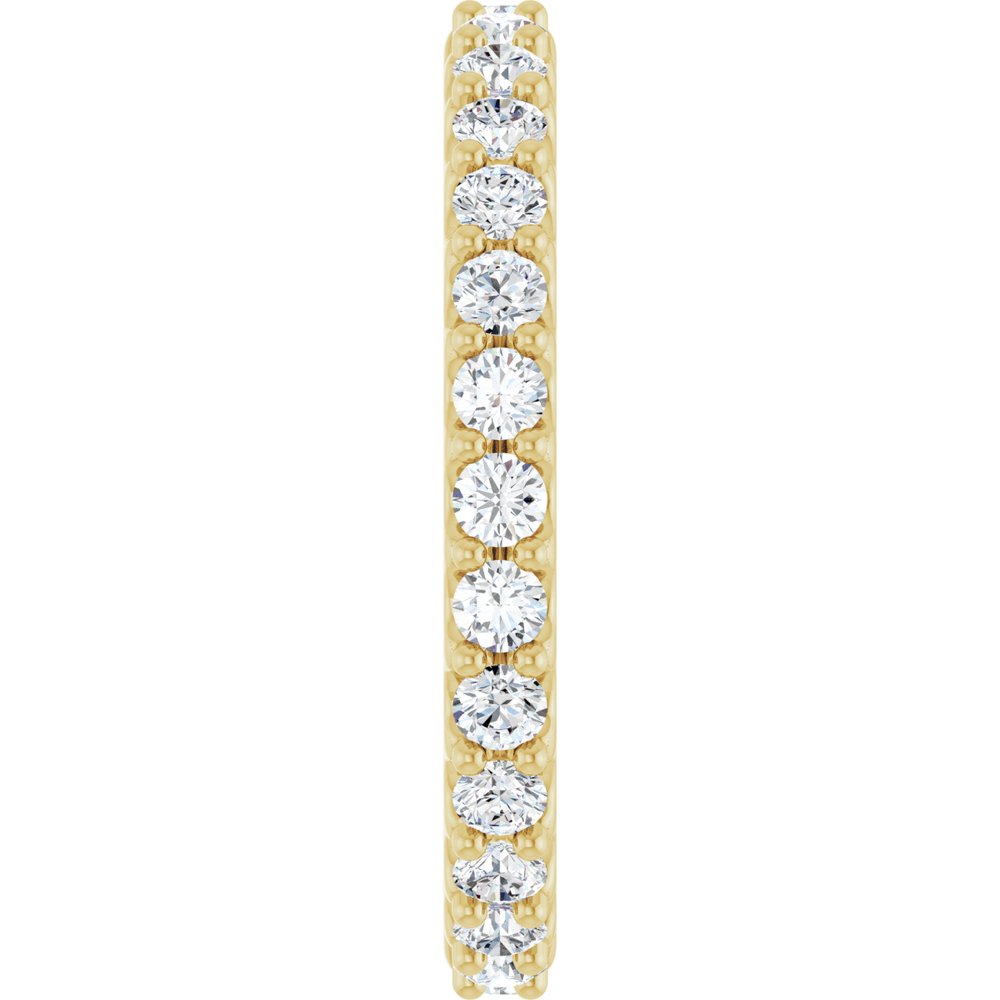14K Yellow Gold 3/4 CTW Lab-Grown Diamond Eternity Band Size 5.5