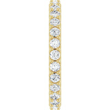 14K Yellow Gold 3/4 CTW Lab-Grown Diamond Eternity Band Size 5.5