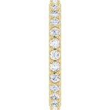 14K Yellow Gold 3/4 CTW Lab-Grown Diamond Eternity Band