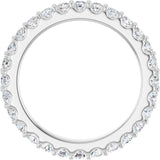 14K White Gold 3/4 CTW Lab-Grown Diamond Eternity Band