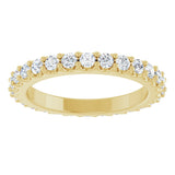 14K Yellow Gold 3/4 CTW Lab-Grown Diamond Eternity Band