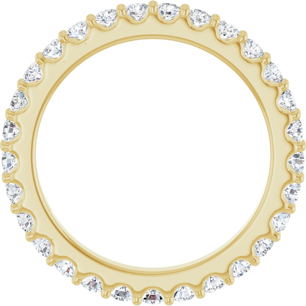 14K Yellow Gold 3/4 CTW Lab-Grown Diamond Eternity Band