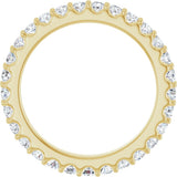 14K Yellow Gold 3/4 CTW Lab-Grown Diamond Eternity Band