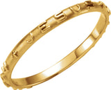 14K Yellow Prayer Ring Size 7