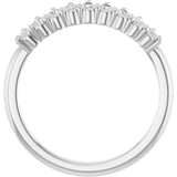 14K White Gold 3/4 CTW Lab-Grown Diamond Anniversary Band