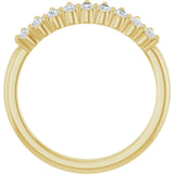 14K Yellow Gold 3/4 CTW Lab-Grown Diamond Anniversary Band