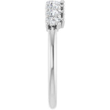 14K White Gold 3/4 CTW Lab-Grown Diamond Anniversary Band