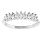 14K White Gold 3/4 CTW Lab-Grown Diamond Anniversary Band